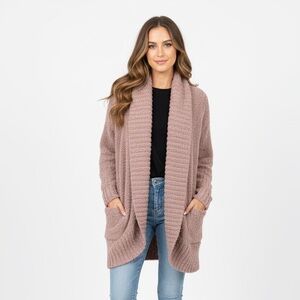 Honeydew Large fuzzy cardigan